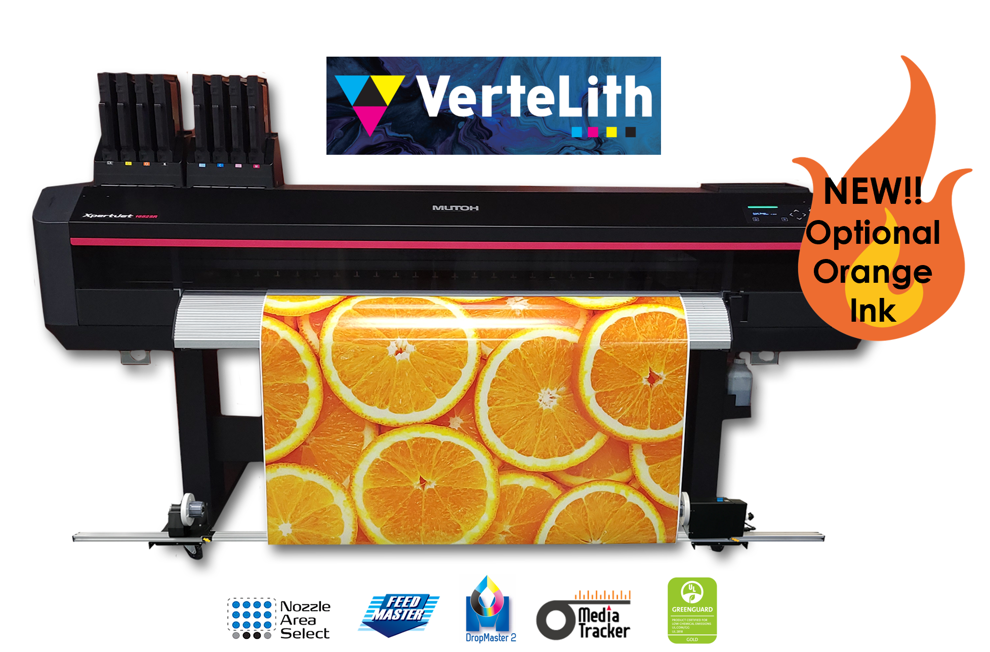 Mutoh XpertJet 1682SR Pro 64" Eco Solvent Dual Head Printer